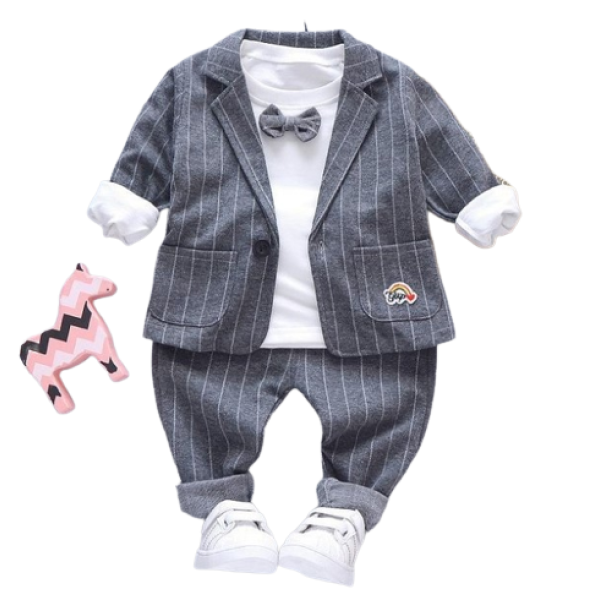 کت و شلوار نوزادی طرح کلاسیک یک خط