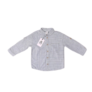 پیراهن نوزادی پسرانه آستین طرح کلاسیک